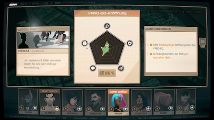 Jeder Einsatz verlangt die richtige Kombination aus Skills und Persönlichkeit.