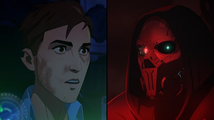 Ein Moment wie aus einer Animationsserie: Der Konflikt erreicht eine neue Eskalationsstufe.