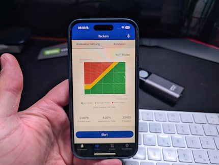 Alles im grünen Bereich: Das Licht flackert nicht.
