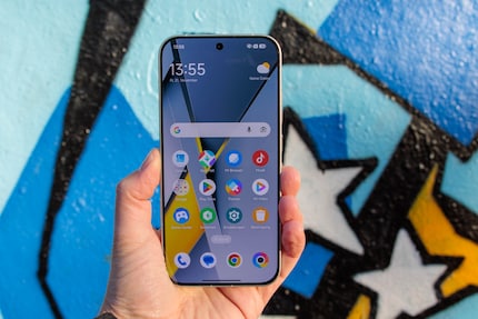 Das Display ist mit 6,59 Zoll nicht ganz so groß.