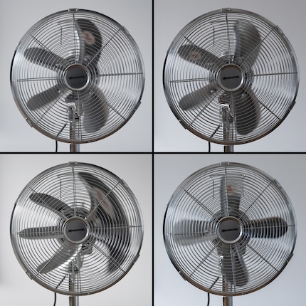 Sony Alpha 7 V (oben links), Canon EOS R6 Mark III (oben rechts), Sony Alpha 7 IV (unten links), mechanischer Verschluss (unten rechts).