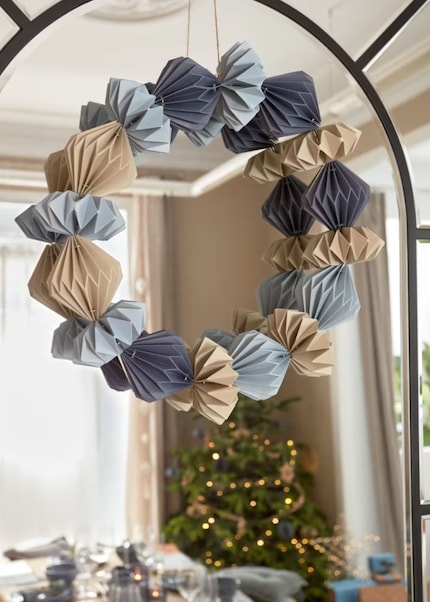 Leicht & minimal: Papier bringt einen cleanen, modernen Vibe in deine Deko.