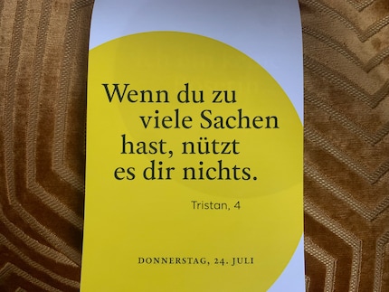 Tristan hat's erfasst.