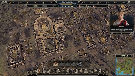 Die zerstörte Stadt Pompeji befindet sich weit nördlich meiner eigenen Siedlung.