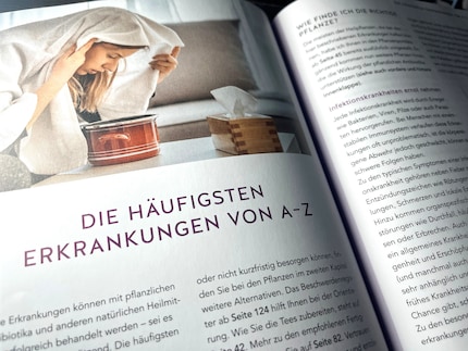 Der Ratgeber bietet eine Übersicht der häufigsten Krankheiten und welche Pflanzen dagegen helfen.
