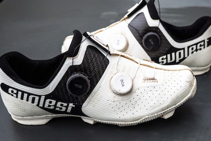 Nur fast wie neu: der Gravel XC Pro von Suplest nach der Reinigung mit Motorex.