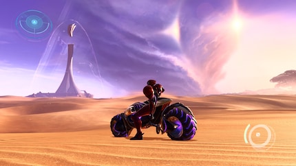 Die offene Wüstenwelt ist ein gelungener Kontrast zu den klassischen Labyrinth-Levels.