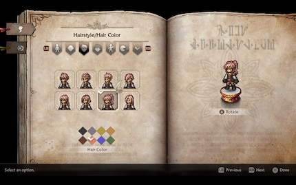 Meine Heldin erstelle ich am Anfang selbst.