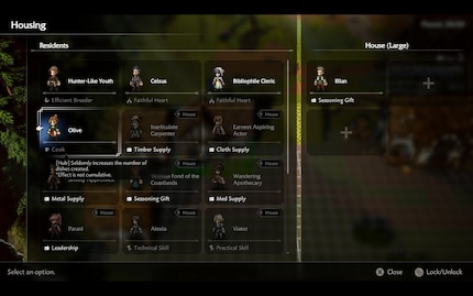 Neue Bewohner von Wishvale muss ich erst noch manuell in den Häusern platzieren.