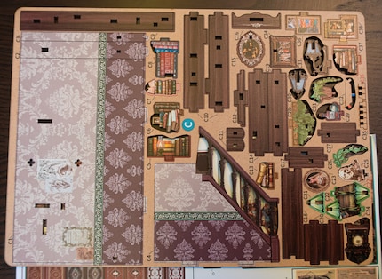 Die Fertigteile lassen sich einfach mit den Fingern aus den Platten lösen.