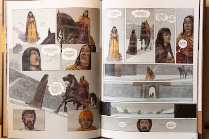 An der Graphic Novel gefällt mir auch, dass die Panels kreativ eingesetzt werden.