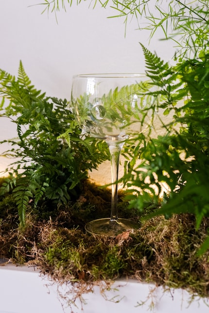 Die Kollektion Arsenico besteht aus einem Wein- und einem Wasserglas.