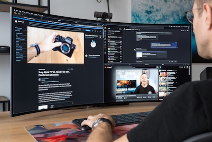 Meist platziere ich links ein grosses Fenster und rechts zwei kleine übereinander.