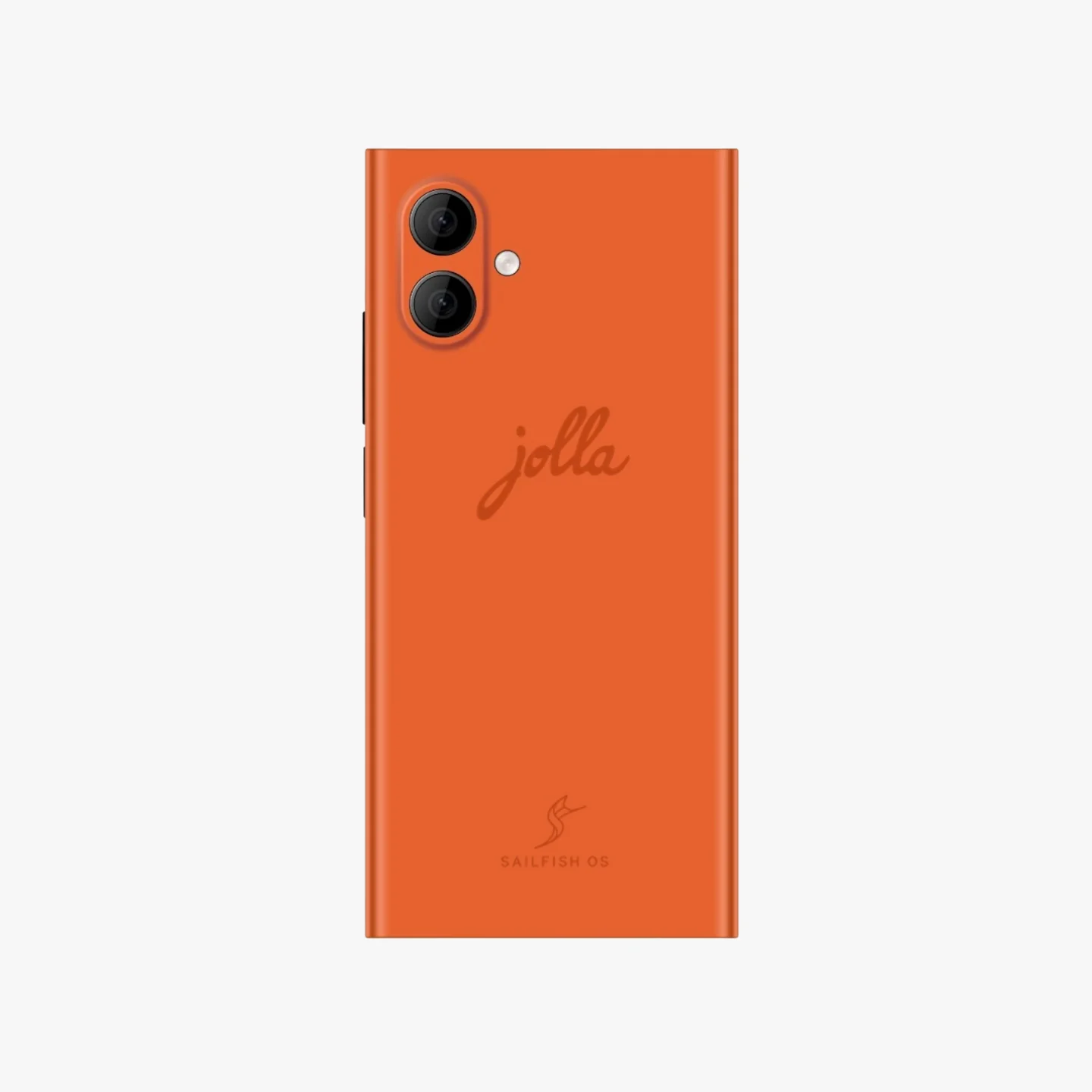 Das neue Jolla Phone erscheint in Orange, Schwarz oder Weiß.