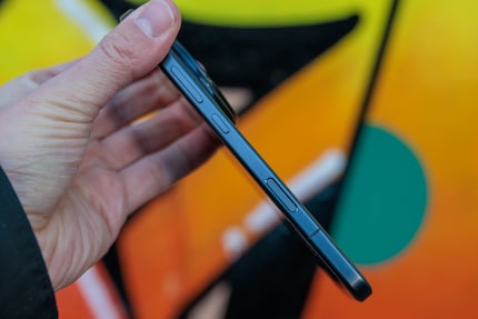 Die Taste ist zu weit vom Rand entfernt.