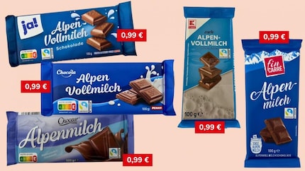 The affordable chocolate from Ja, Chocola, Choceur, K-Classic and Fin Carré uses the Fairtrade seal.