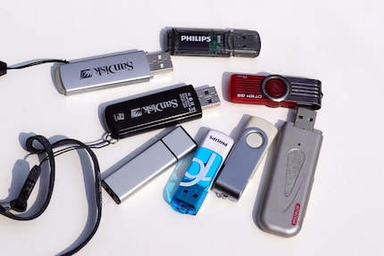 In den 2000ern waren USB-Sticks allgegenwärtig.