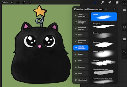 Ein bisschen Fellstruktur gibt dem Bild Tiefe.