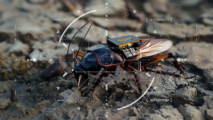 The cockroaches carry miniaturised electronics that allow them to be used as mobile sensor platforms.