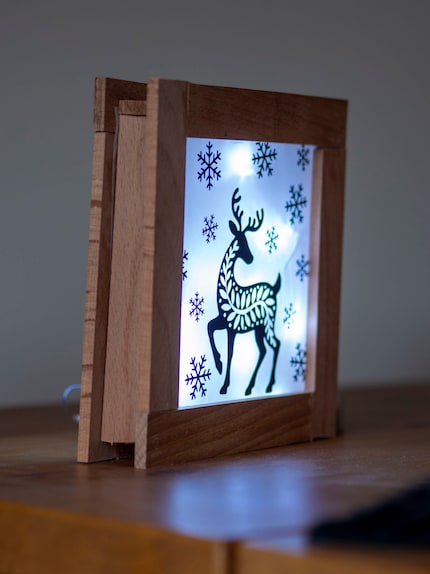 … und von der Seitenansicht aus.