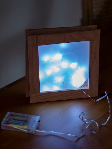 So sieht die Box von hinten … 