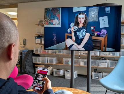 Immer zwei Screens gleichzetig.