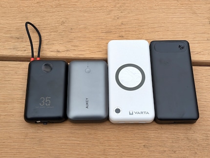 Die grössten und die kleinsten Akkus im Vergleich.