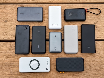 Alle zehn Powerbanks in der Übersicht.