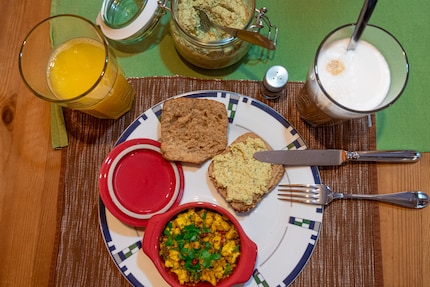 Fertig ist das vegane Frühstück!