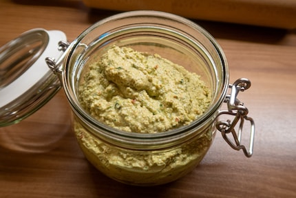 Das Ergebnis: der fertige Tofu-Aufstrich.