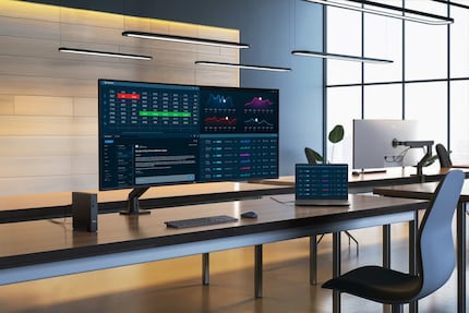 Dell denkt beim U5226KW vor allem an die Finanzbranche und die Wissenschaft.