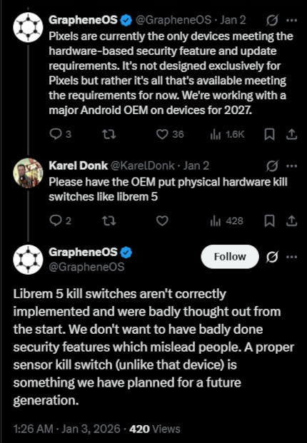 Further generations could receive switches.