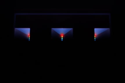 ... und so sehen die farbigen aus, wenn sie Fernsehgeflacker simulieren.