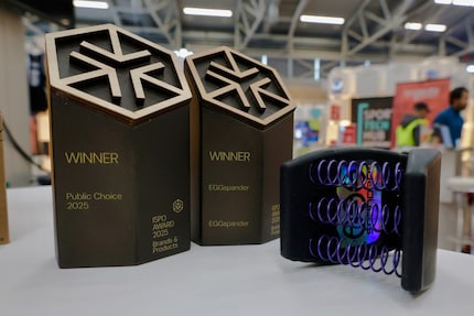 Der Eggspander wurde auf der internationalen Sportmesse ISPO gleich mit zwei Preisen ausgezeichnet.