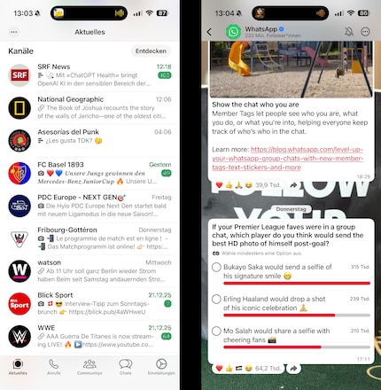 Für eine VLOP-Einstufung sind die Channels in WhatsApp entscheidend.