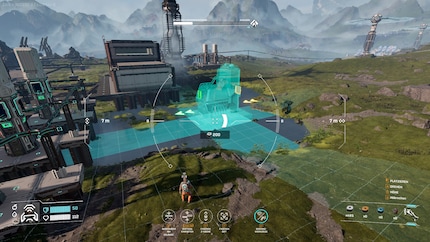 Das Drohnen-Bautool macht die Platzierung von Gebäuden einfacher.