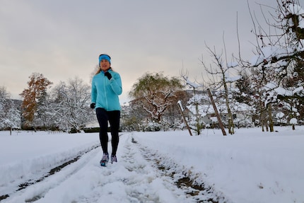 Laufen im Winter bringt gute Laune.
