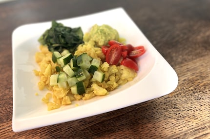 In den fünf Tagen habe ich Blumenkohl für mich entdeckt: besonders lecker in der Bowl-Variante.