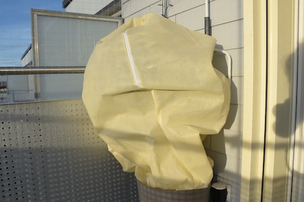 So hält der Pflanzensack Wind und Wetter stand.