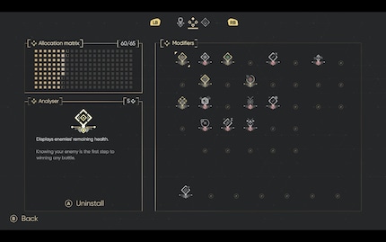 Modifikationen kann ich nur an Speicherpunkten vornehmen.