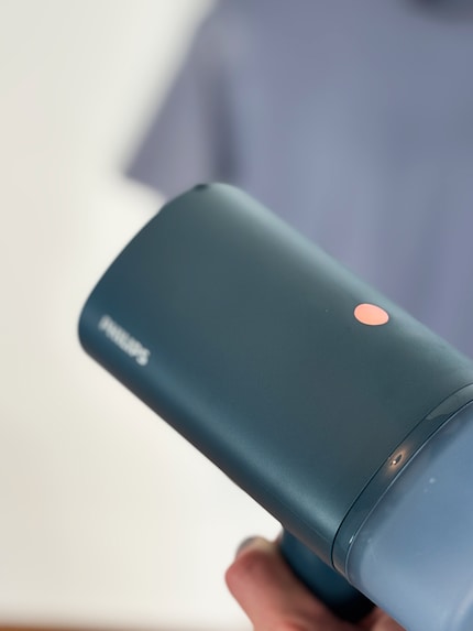 … und warten, bis das rote Licht erlischt.