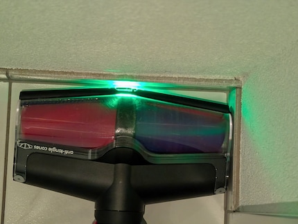 Fahre ich einfach gerade in eine Ecke, wird diese nicht richtig gereinigt.