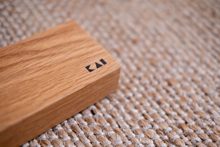 Kein random Küchenaccessoire: Die Messerleiste ist bewusst gestaltet.