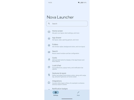 The Nova Launcher is popular, among other things, as if for its many setting options.