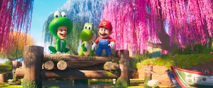Nintendo può rendere «colorato»: Rana Luigi, Yoshi e Mario.