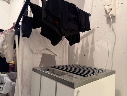 Hier strömt die warme Luft nach oben Richtung Unterwäsche.