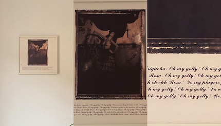 Die originale Distanz links. In der Mitte siehst du den 3,5-fachen Zoom mit scharfer Schrift. Rechts der 10-fache Zoom.