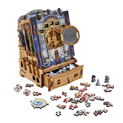 Een echte blikvanger in ieder geval: de 3D puzzel met bewegende elementen.