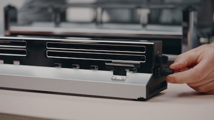 Klappe auf, Klappe zu: So kann ich entweder saugen lassen oder eben nicht.