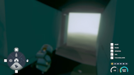 Im Container stürmt es genauso wie draußen.